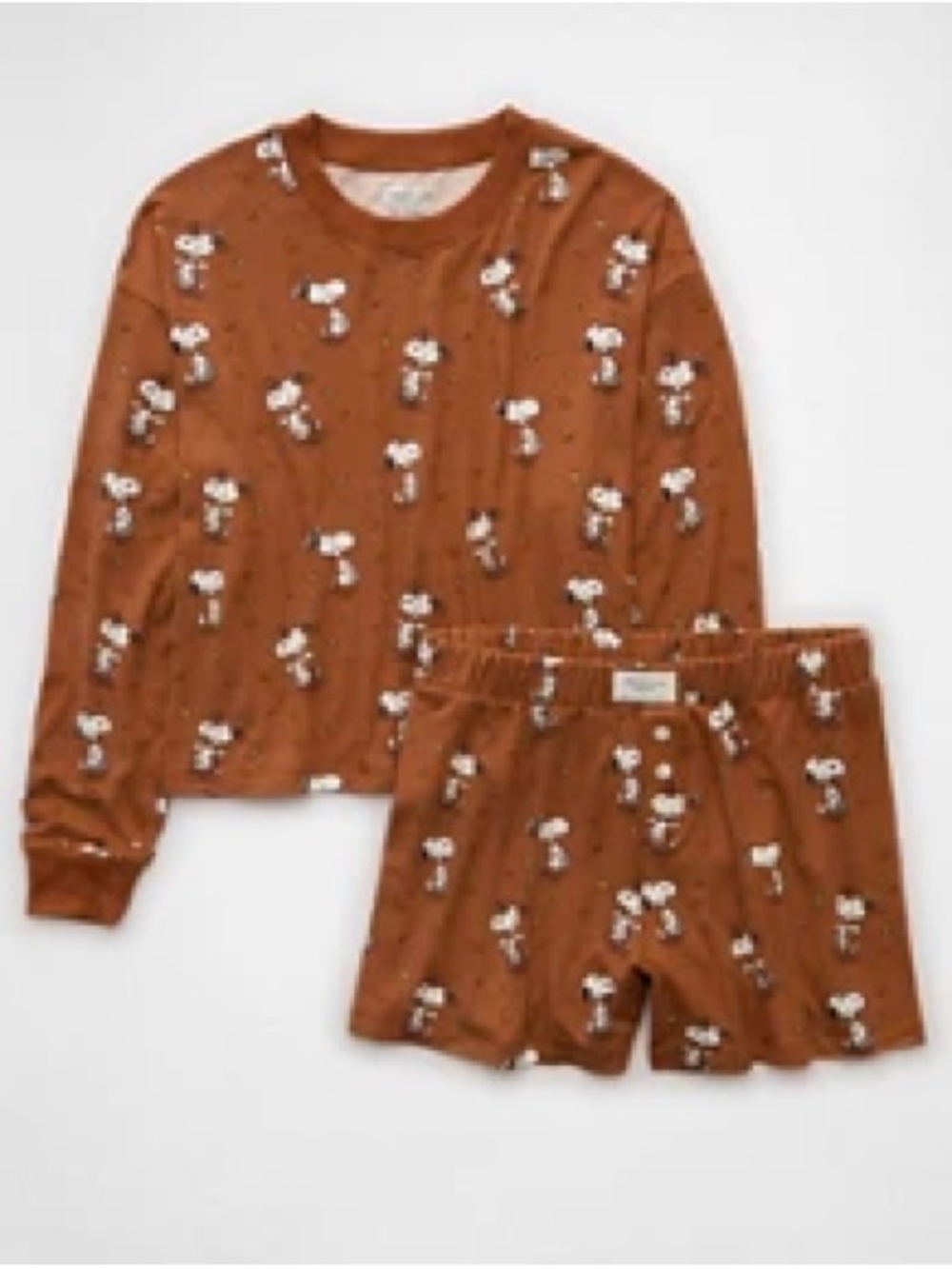 American Eagle luxe snoopy print pj set - Picture 6 of 6